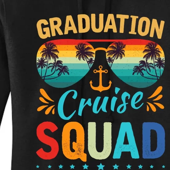 Graduation Cruise Squad 2024 Funny Cruising Graduation Trip Women's Pullover Hoodie