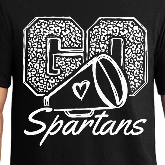 Go Cheer Spartans Sports Name Gifts Pajama Set