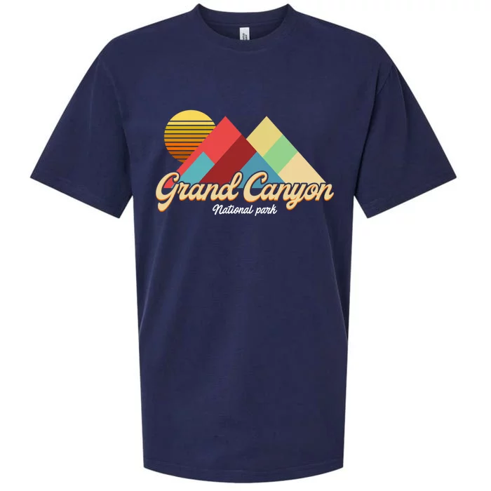 Grand Canyon S National Park Vintage Retro Gift Sueded Cloud Jersey T-Shirt