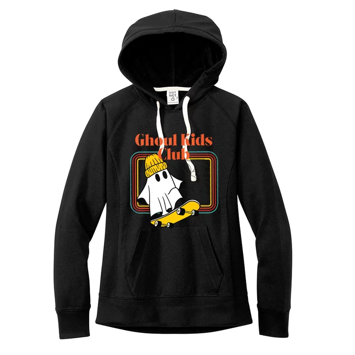 Ghoul Club Skateboarding Women's Fleece Hoodie