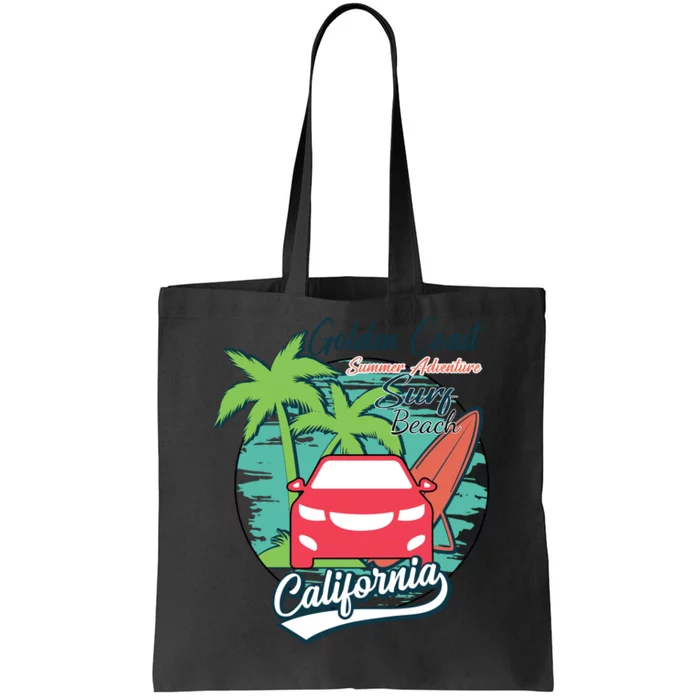 Golden Coast Summer Adventure Tote Bag