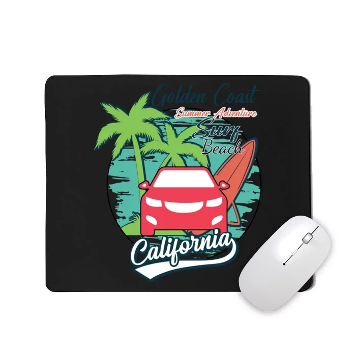 Golden Coast Summer Adventure Mousepad