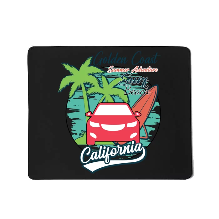 Golden Coast Summer Adventure Mousepad