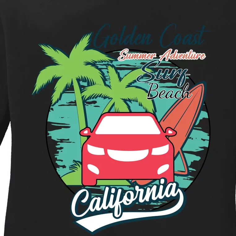 Golden Coast Summer Adventure Ladies Long Sleeve Shirt