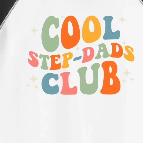 Groovy Cool Step Dads Club Fathers Day Stepfather Daddy Gift Toddler Fine Jersey T-Shirt