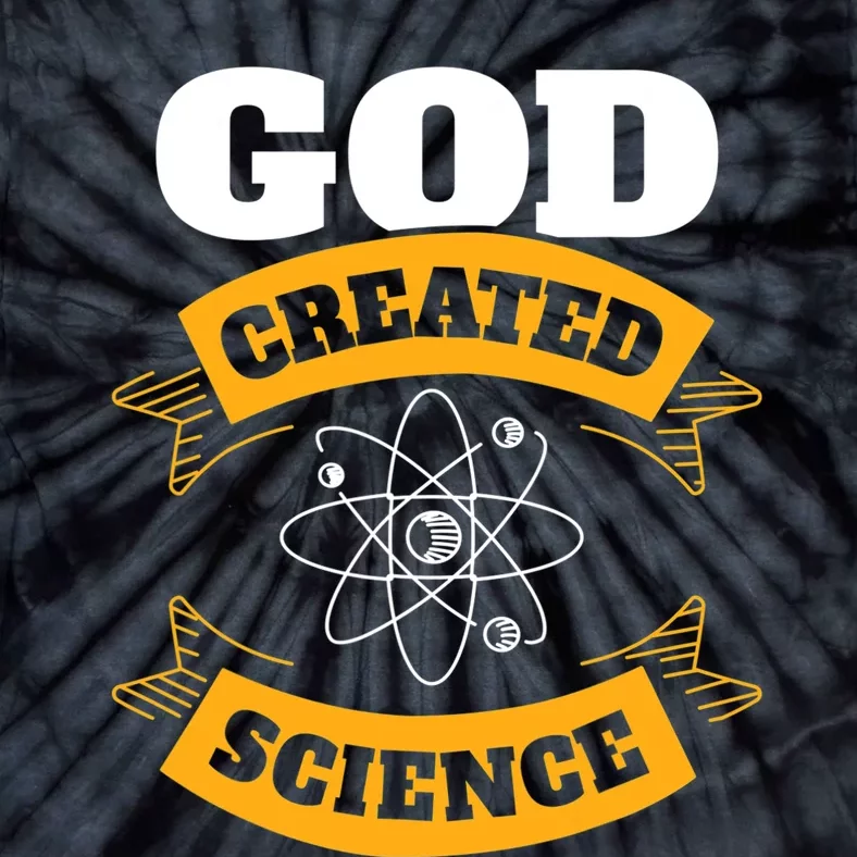 God Created Science Christian Tie-Dye T-Shirt