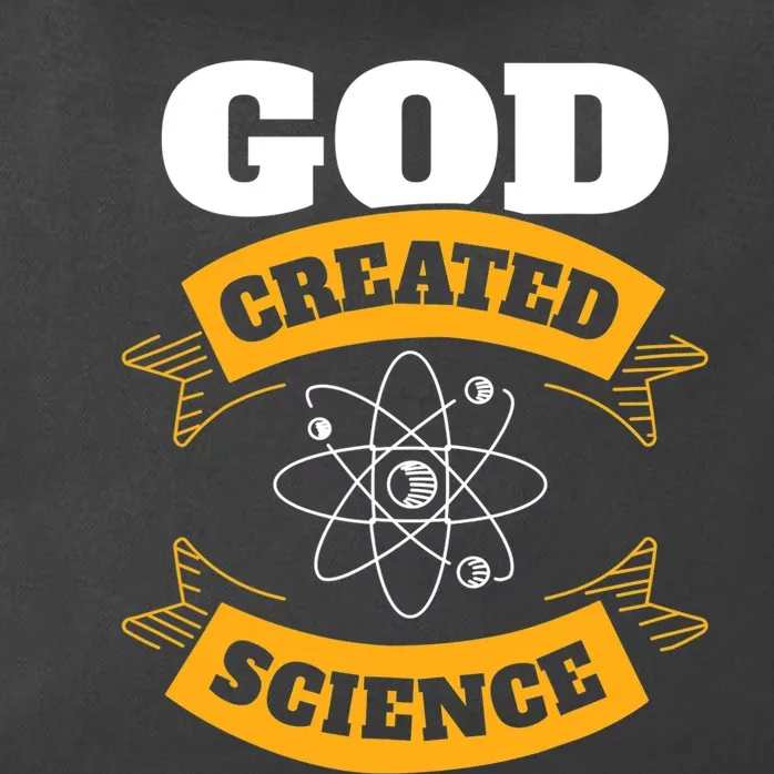 God Created Science Christian Zip Tote Bag