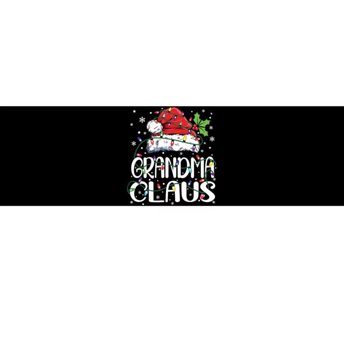 Grandma Claus Shirts Christmas Lights Pajama Family Matching Bumper Sticker