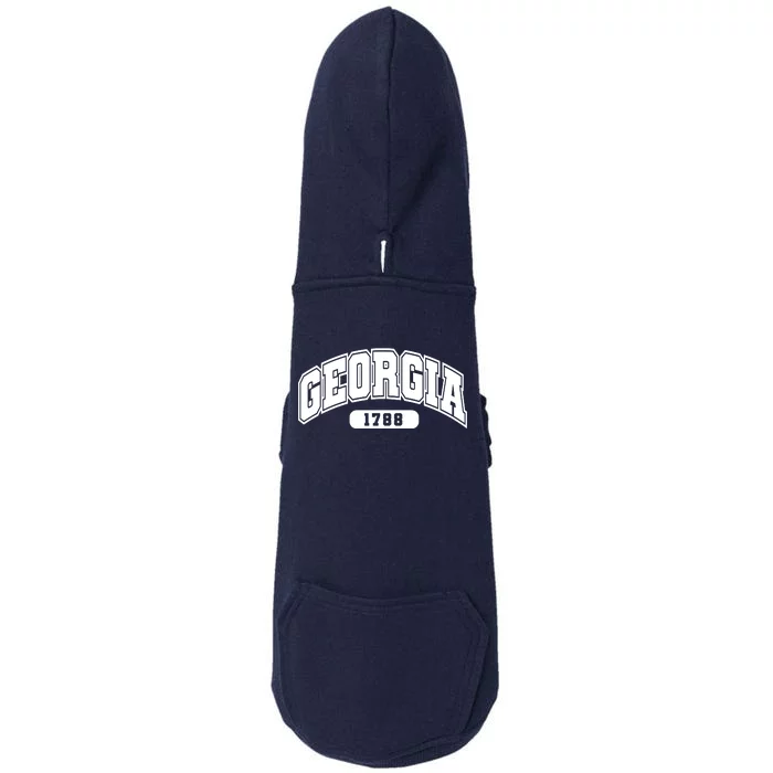 Georgia Collegiate Style 1788 Doggie 3-End Fleece Hoodie