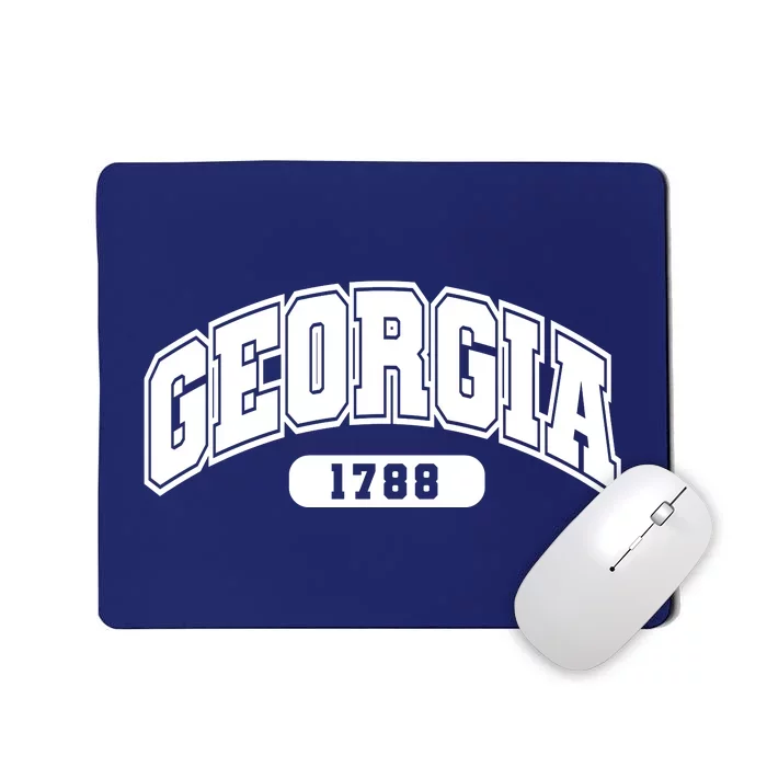 Georgia Collegiate Style 1788 Mousepad