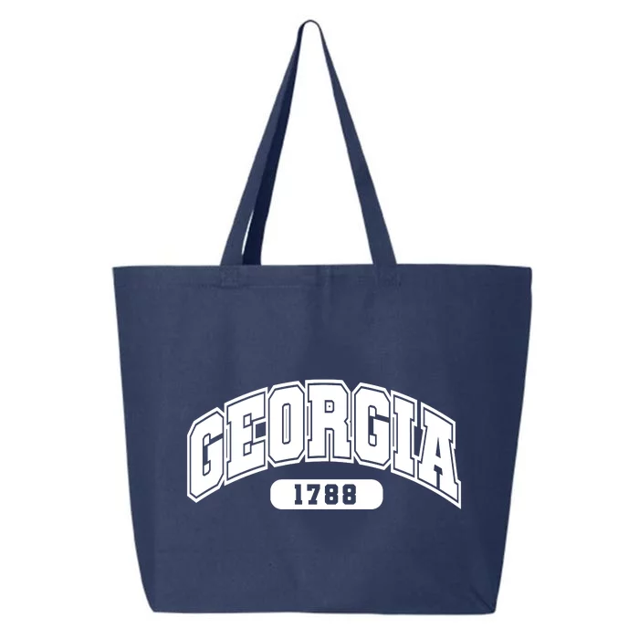 Georgia Collegiate Style 1788 25L Jumbo Tote