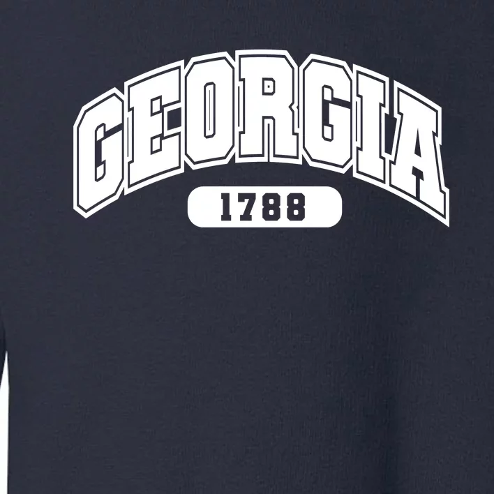 Georgia Collegiate Style 1788 Toddler Sweatshirt