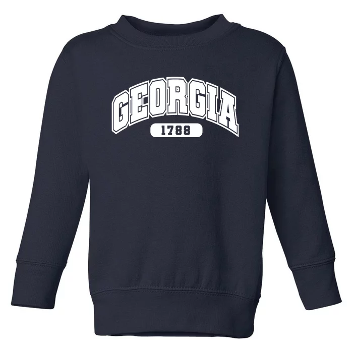 Georgia Collegiate Style 1788 Toddler Sweatshirt