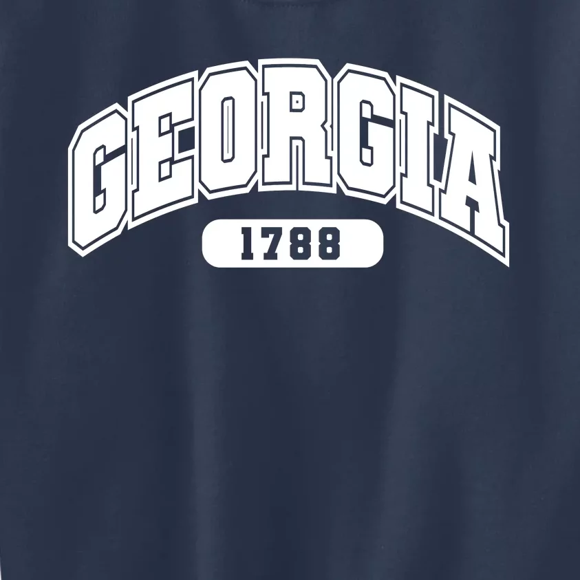 Georgia Collegiate Style 1788 Kids Sweatshirt