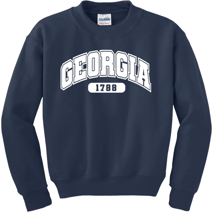 Georgia Collegiate Style 1788 Kids Sweatshirt