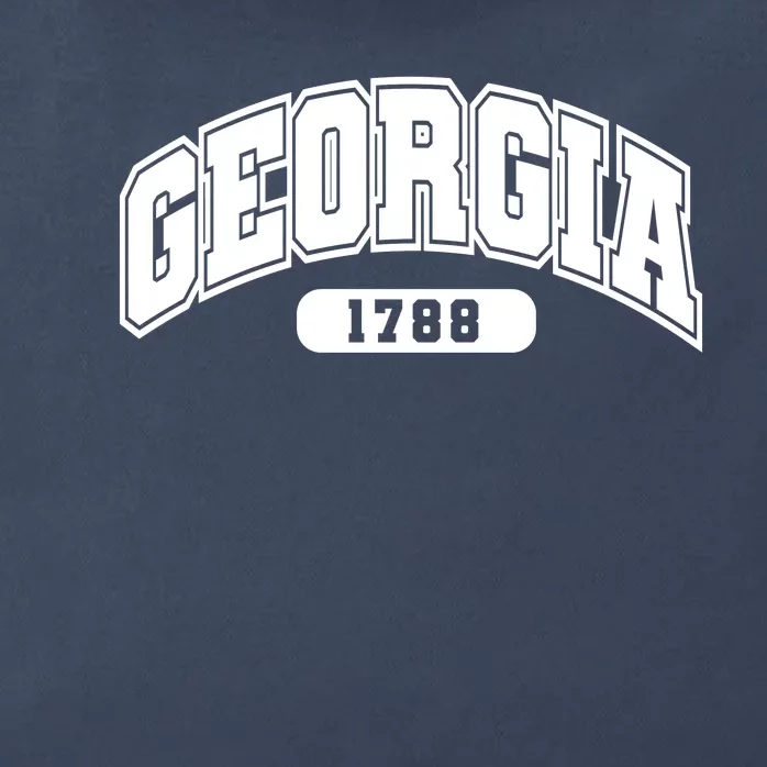 Georgia Collegiate Style 1788 Zip Tote Bag