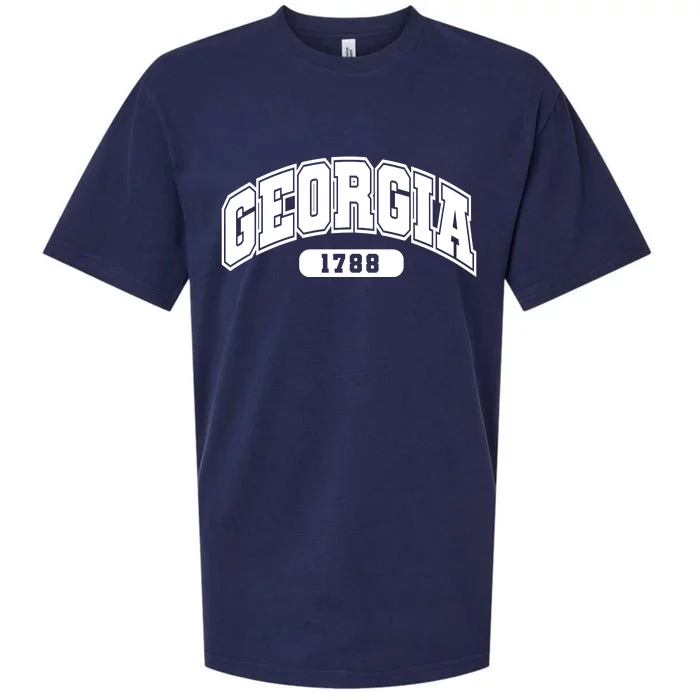 Georgia Collegiate Style 1788 Sueded Cloud Jersey T-Shirt