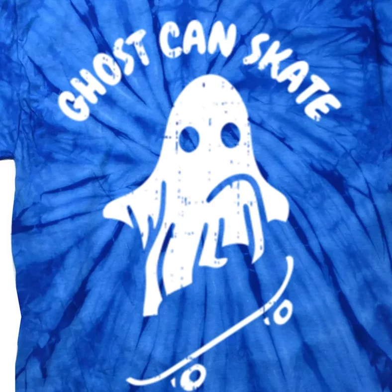 Ghost Can Skate Halloween Costume Ghoul Skateboard Skater Gift Tie-Dye T-Shirt