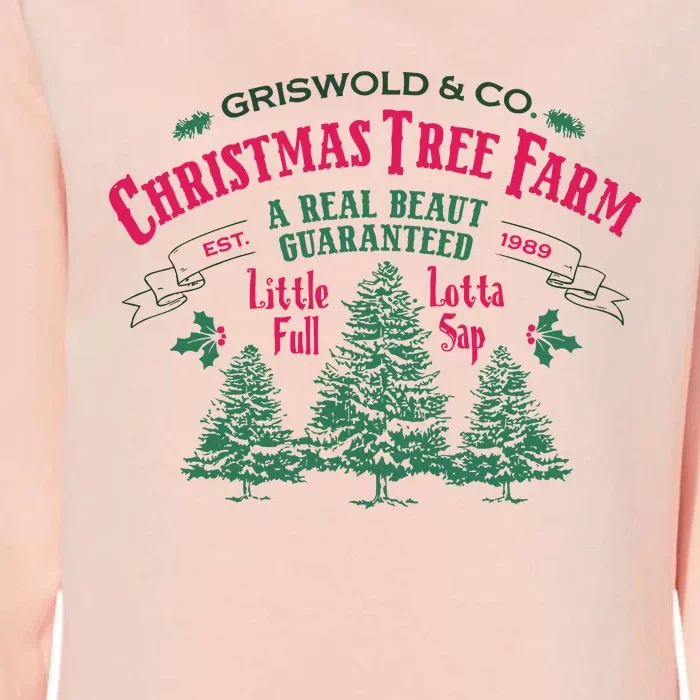 Griswold Christmas Tree Farm Holiday Womens California Wash Sweatshirt