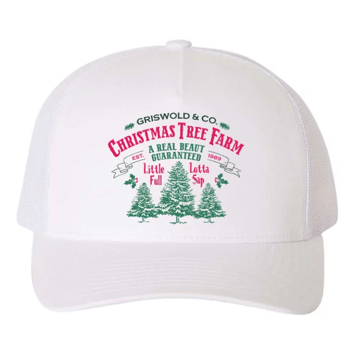 Griswold Christmas Tree Farm Holiday Yupoong Adult 5-Panel Trucker Hat