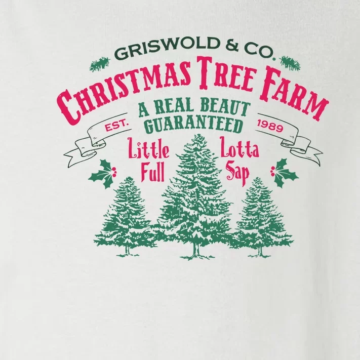 Griswold Christmas Tree Farm Holiday Toddler Long Sleeve Shirt