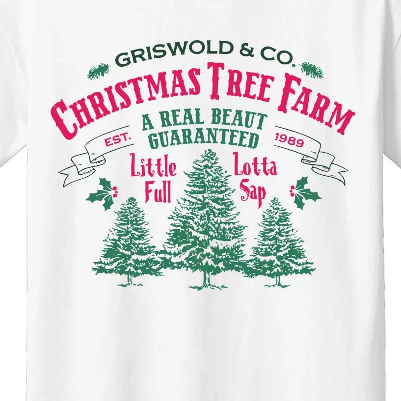 Griswold Christmas Tree Farm Holiday Kids T-Shirt