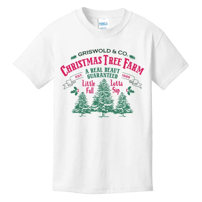 Griswold Christmas Tree Farm Holiday Kids T-Shirt