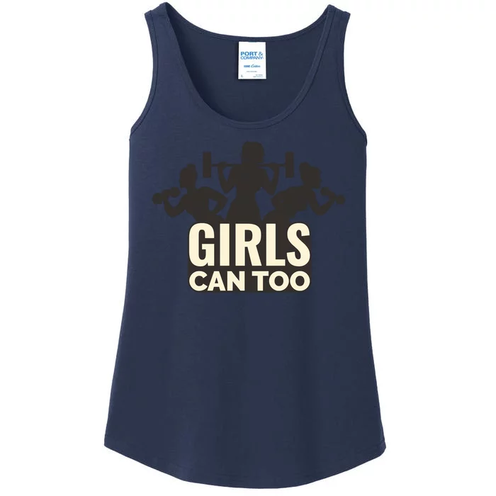 Girls Can Too Gym Workout Ladies Essential Tank