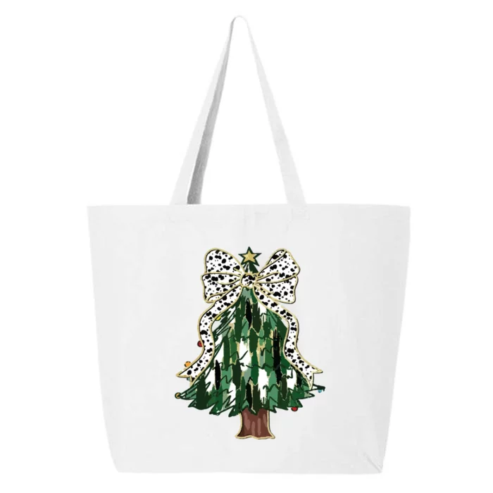 Girly Christmas Tree Bow 25L Jumbo Tote