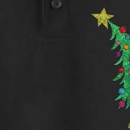 Grinchy Christmas Tree Christmas Dry Zone Grid Performance Polo