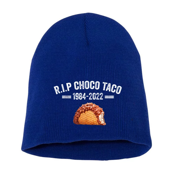 Goodbye Choco Taco Short Acrylic Beanie