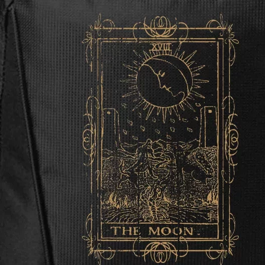 Goth Clothing Tarot Card The Moon Witchy Occult Clothes City Backpack