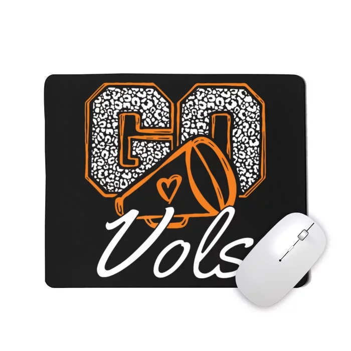 Go Chear Tennessee Orange Plaid Gifts Tn Lovers Mousepad