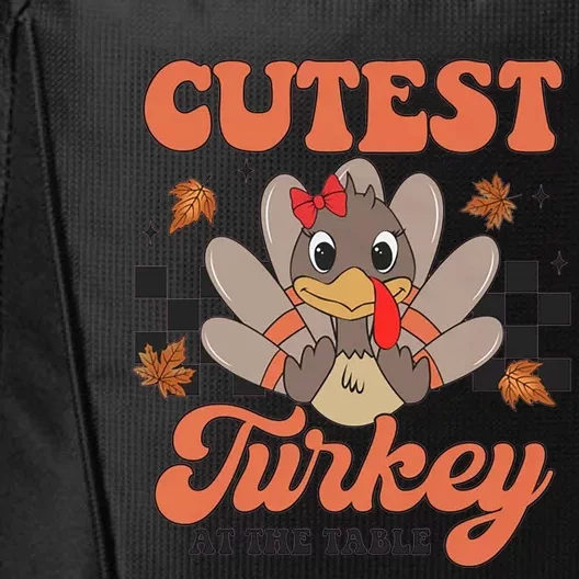 Girl Coolest Turkey Thanksgiving City Backpack