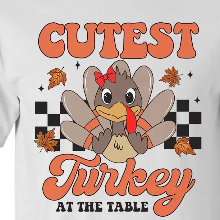 Girl Coolest Turkey Thanksgiving Tall T-Shirt