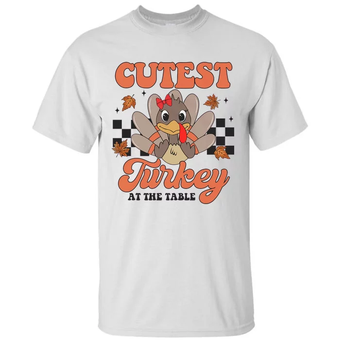 Girl Coolest Turkey Thanksgiving Tall T-Shirt