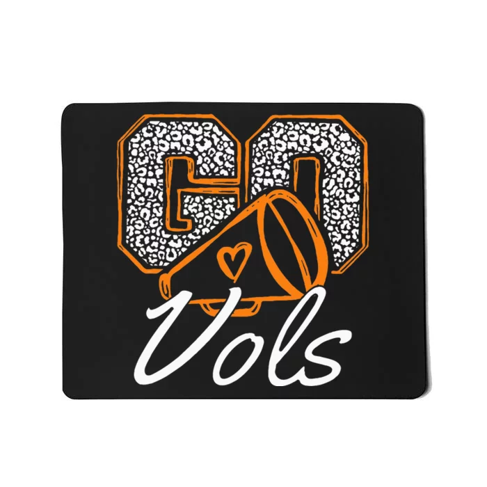 Go Chear Tennessee Orange Plaid Gifts Tn Lovers Mousepad