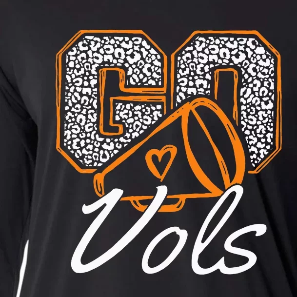 Go Chear Tennessee Orange Plaid Gifts Tn Lovers Cooling Performance Long Sleeve Crew