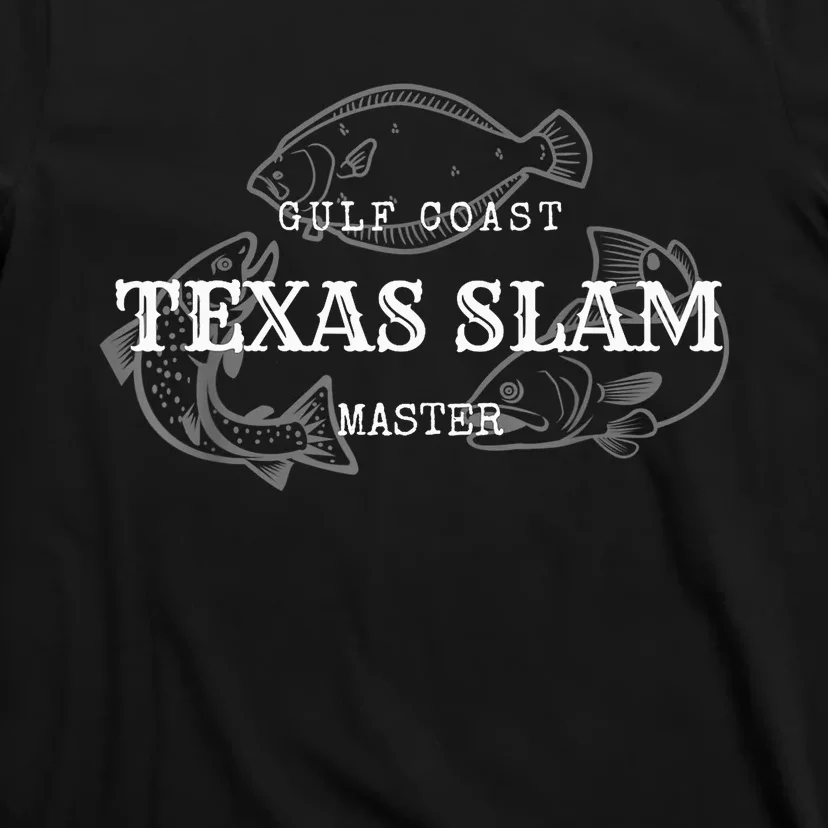 Gulf Coast Texas Grand Slam Fishing Master Tee T-Shirt