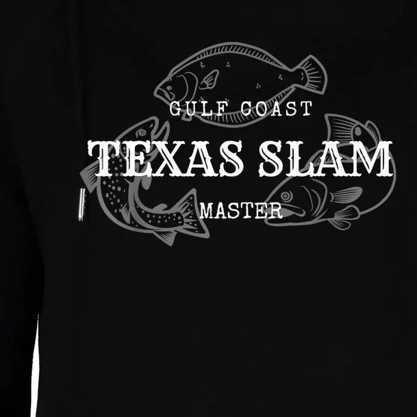 Gulf Coast Texas Grand Slam Fishing Master Tee Womens Funnel Neck Pullover Hood