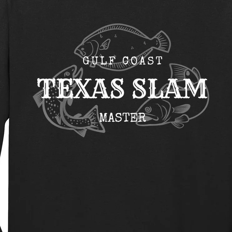 Gulf Coast Texas Grand Slam Fishing Master Tee Tall Long Sleeve T-Shirt