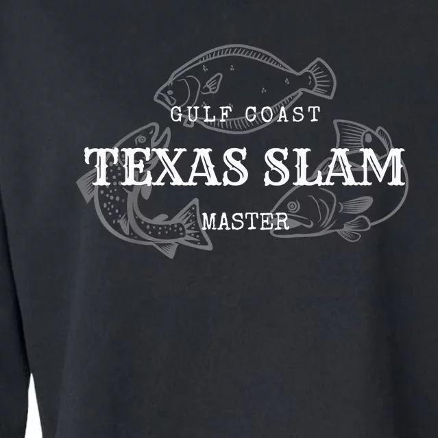 Gulf Coast Texas Grand Slam Fishing Master Tee Cropped Pullover Crew