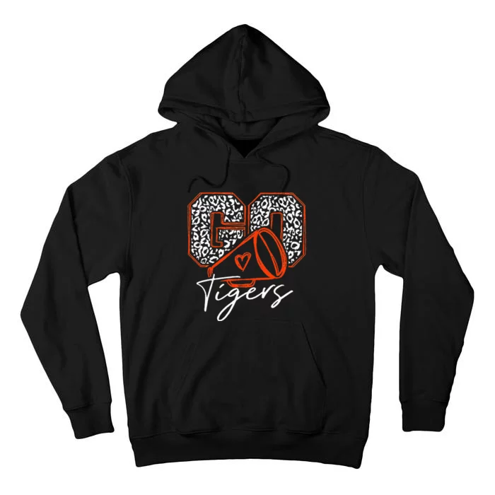 Go Cheer Tigers Football Tall Hoodie