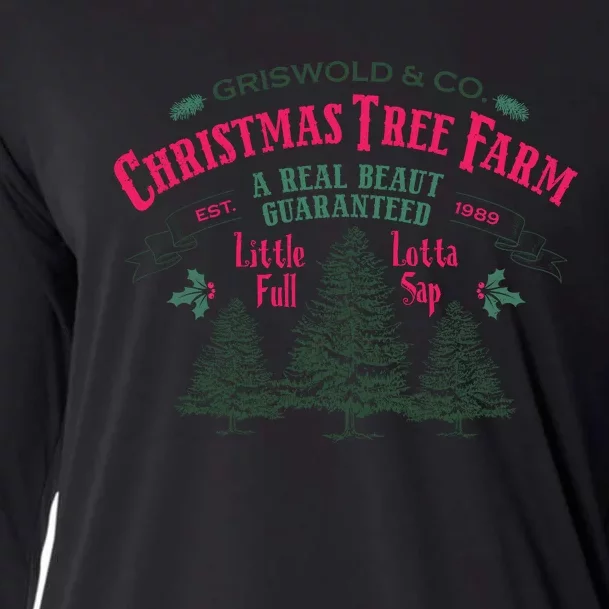 Griswold Christmas Tree Farm 1989 Christmas VacationChristmas Vacation Cooling Performance Long Sleeve Crew