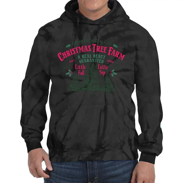 Griswold Christmas Tree Farm 1989 Christmas VacationChristmas Vacation Tie Dye Hoodie