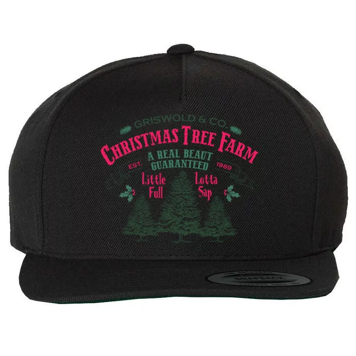 Griswold Christmas Tree Farm 1989 Christmas VacationChristmas Vacation Wool Snapback Cap