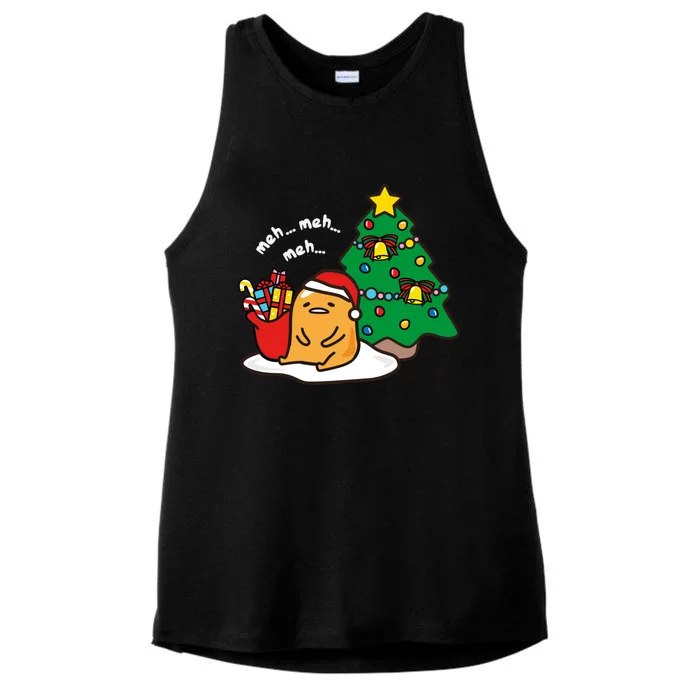 Gudetama Christmas Tree Meaningful Gift Funny Gift Ladies Tri-Blend Wicking Tank