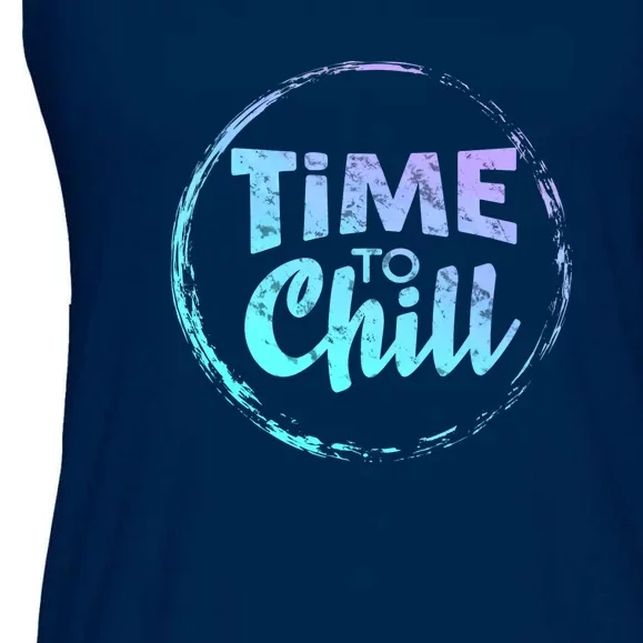 Graffiti Cool: Time To Chill Ladies Essential Flowy Tank