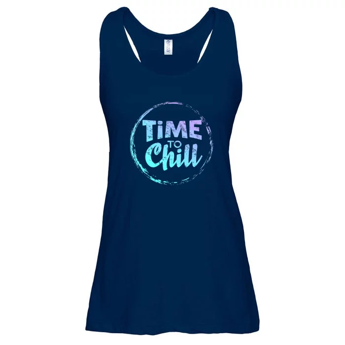 Graffiti Cool: Time To Chill Ladies Essential Flowy Tank