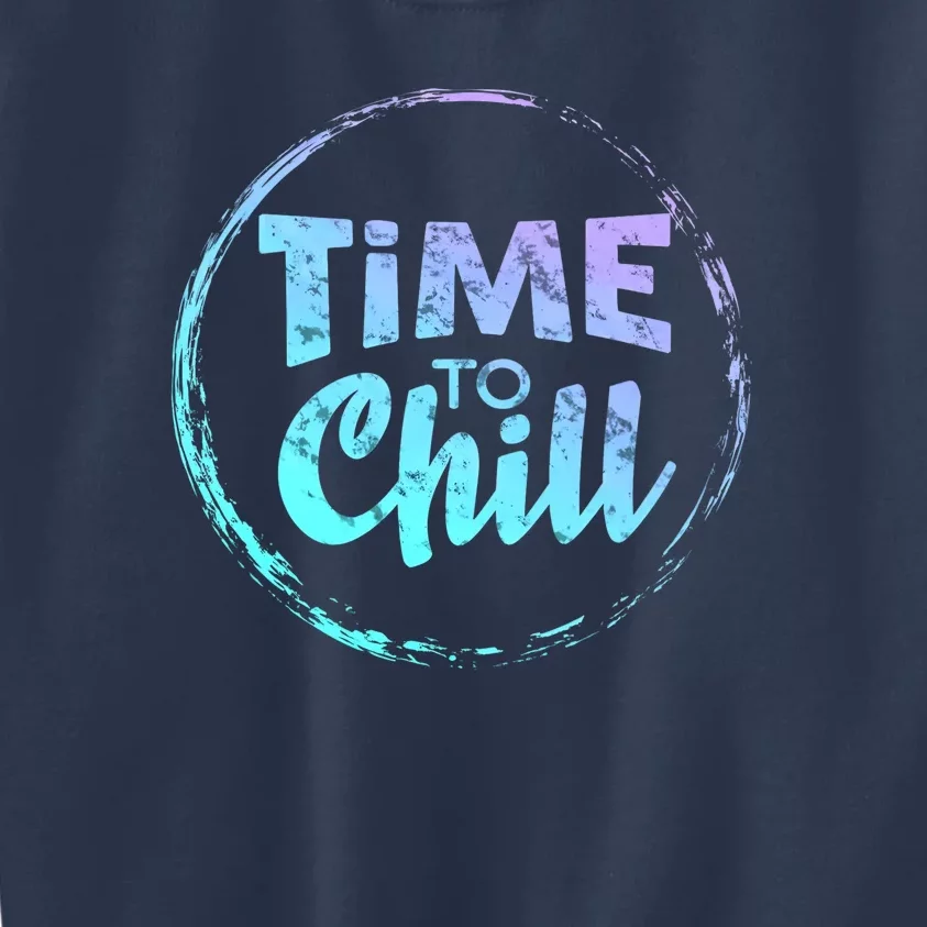 Graffiti Cool: Time To Chill Kids Sweatshirt